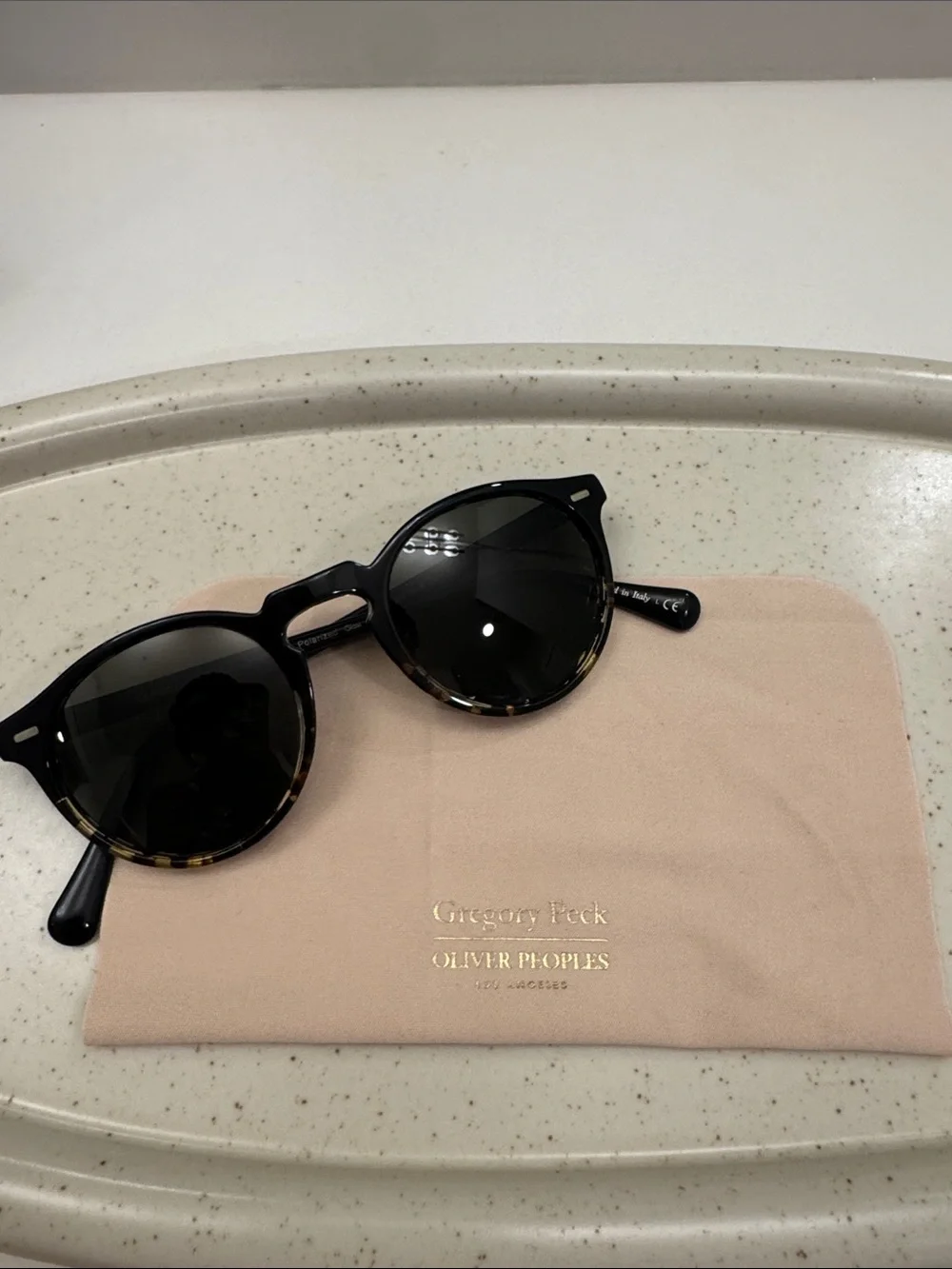 Gregory Peck Black/Tortoiseshell Sunglasses